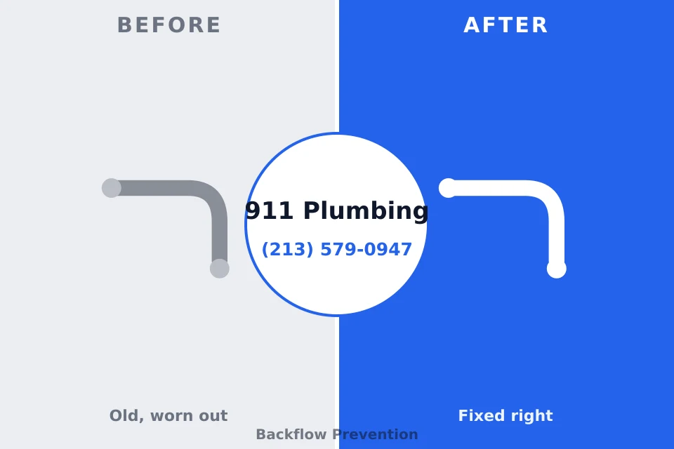 Before and after: plumbing company Arabi, LA